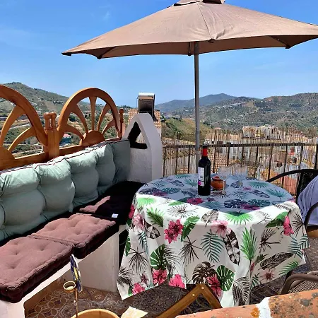 Casa Mandarina Centro De Con Chimenea Y Terraza Con Vistas By Andaraholidays דירה Cómpeta